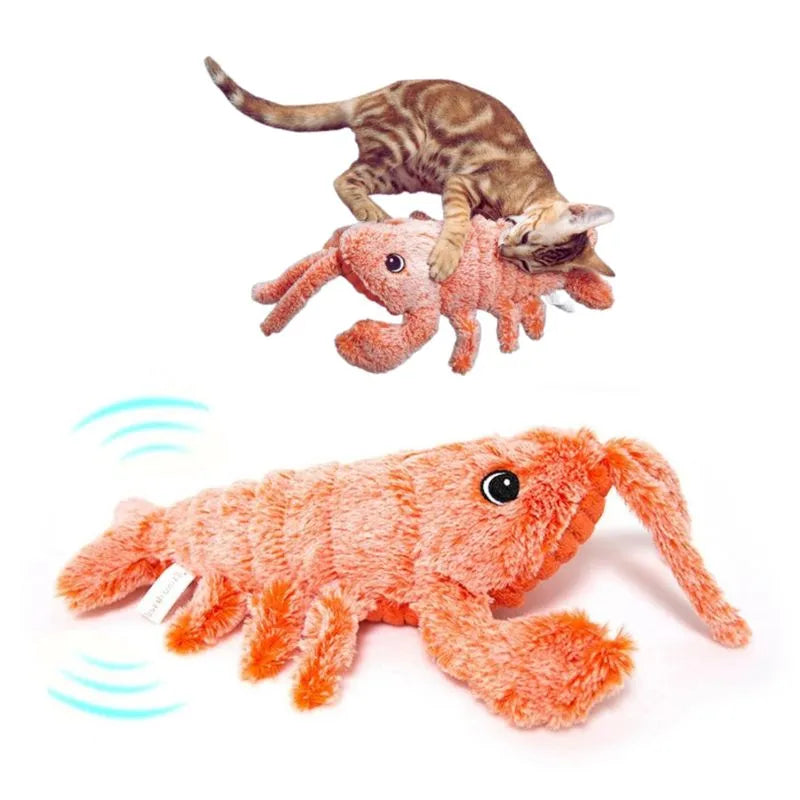 Fun homard™ :  Jouet homard en peluche pour chat, jouet interactif - PLEZANIMO