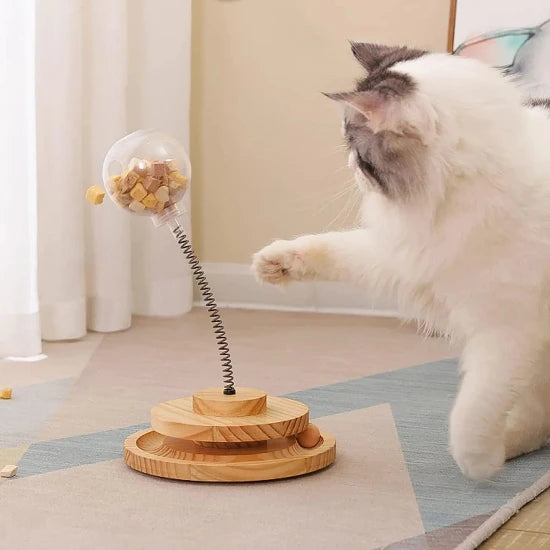 Jouet distributeur de friandises pour chat - Jouet interactif - PLEZANIMO