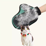 Gant brosse doux pour chat : Gant de toilettage et de massage 2 en 1 en silicone