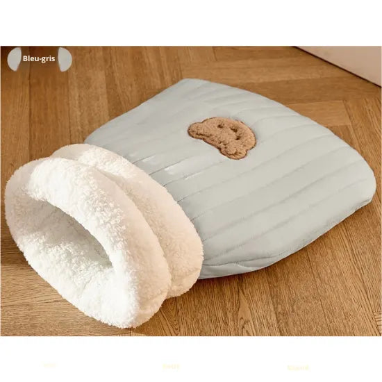 Nid douillet chat, Sac de couchage chaud pour chat - PLEZANIMO